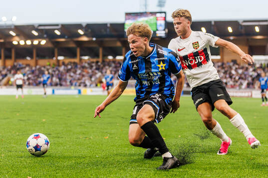 Sirius Otso Liimatta och Brommapojkarnas Wilmer Odefalk