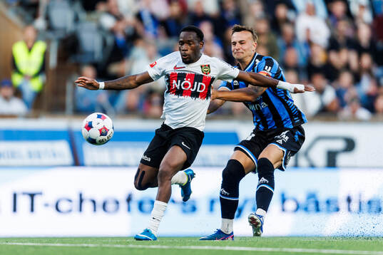 Brommapojkarnas Obilor Denzel Okeke och Sirius Henrik