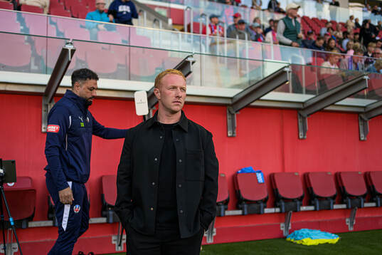 Helsingborgs manager Stevie Grieve