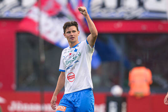 IFK Värnamos Marcus Antonsson jublar