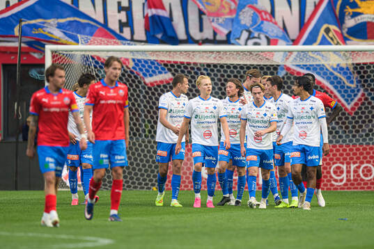IFK Värnamos Johan Rapp jublar