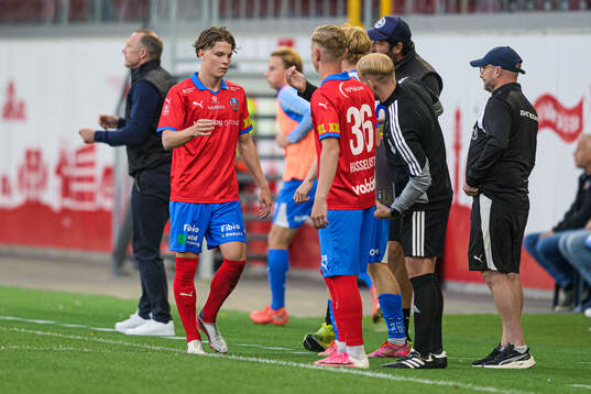 Helsingborgs Lucas Landgren Persson och Jonathan Hasselqvist