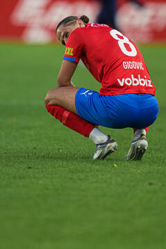 Helsingborgs Ervin Gigovic deppar