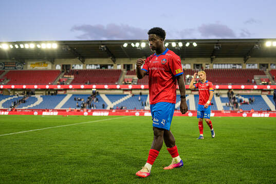 Helsingborgs Kevin Nyarko deppar