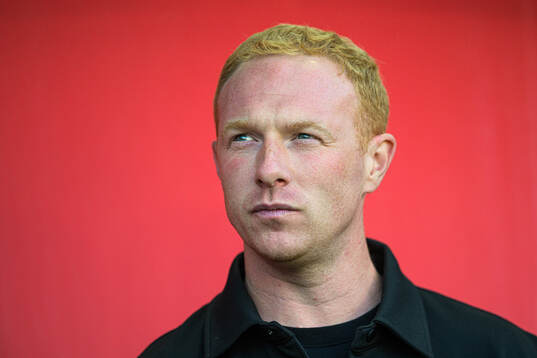 Helsingborgs manager Stevie Grieve