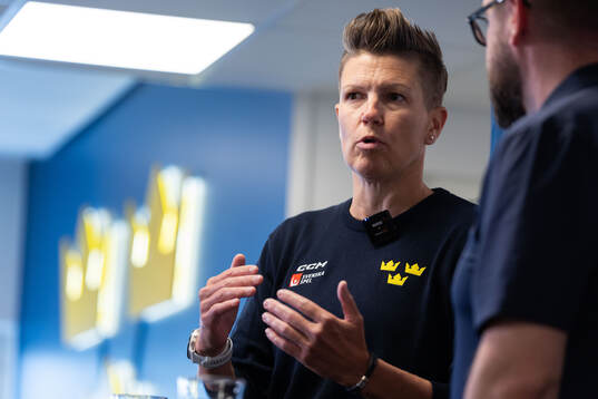 Sveriges förbundskapten Erika Holst
