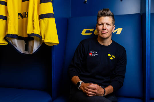 Sveriges förbundskapten Erika Holst