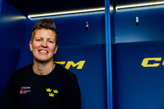 Sveriges förbundskapten Erika Holst