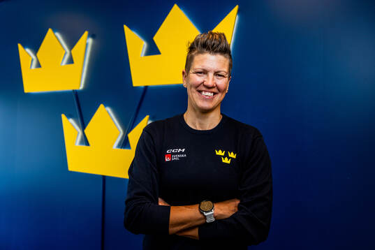 Sveriges förbundskapten Erika Holst