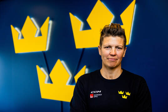 Sveriges förbundskapten Erika Holst