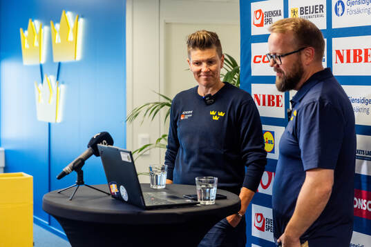 Sveriges förbundskapten Erika Holst