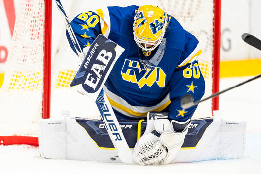 HV71s målvakt Felix Sandström
