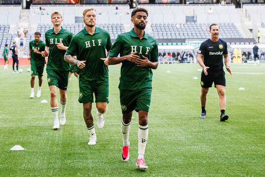 Victor Eriksson and Tesfaldet Tekie of Hammarby