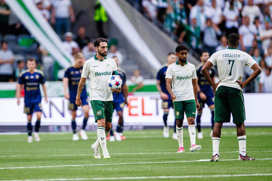 Nahir Besara of Hammarby looks dejected