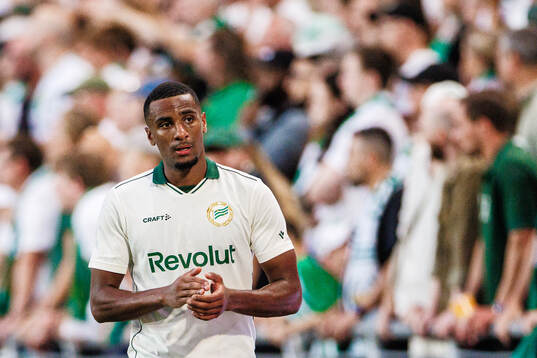 Paulos Abraham of Hammarby looks dejected