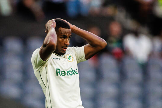 Paulos Abraham of Hammarby looks dejected
