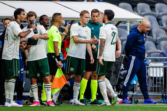 Victor Lind and Nahir Besara of Hammarby