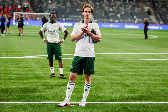 Oscar Steinke Brånby of Hammarby looks dejected