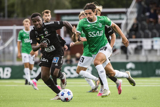 Örebros Manasse Kusu och Brages Filip Trpcevski