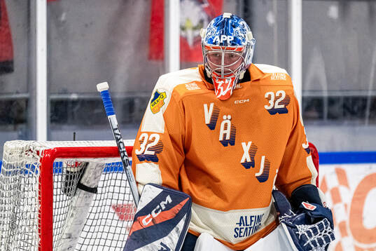 Växjös målvakt Ludvig Persson