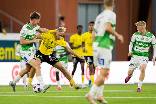 Västerås Philip Bonde och Elfsborgs Leo Östman