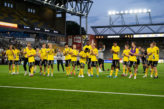 Elfsborgs spelare jublar