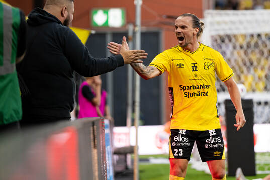 Elfsborgs Niklas Hult jublar