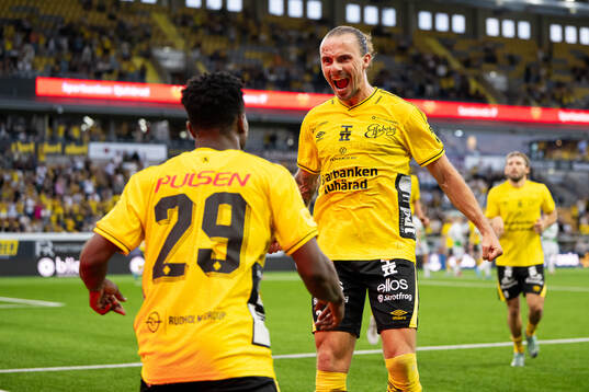 Elfsborgs Niklas Hult jublar