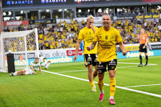 Elfsborgs Niklas Hult jublar