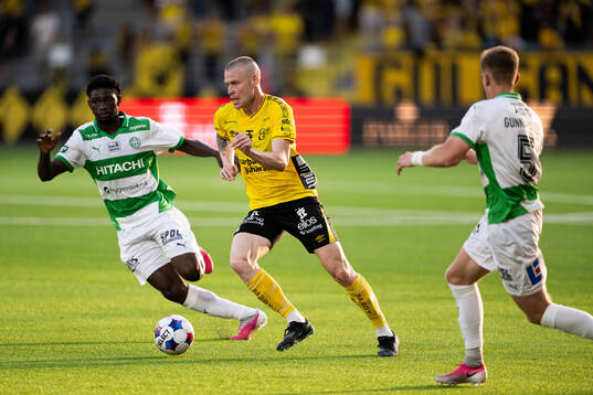 Västerås Mamadou Ousmane Diagne och Elfsborgs Thomas
