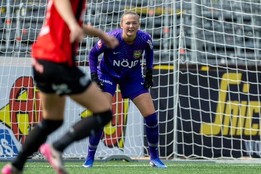 Brommapojkarnas målvakt Clara Ekstrand