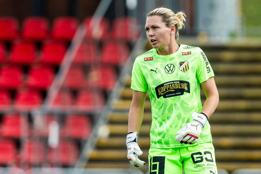 Häckens målvakt Jennifer Falk