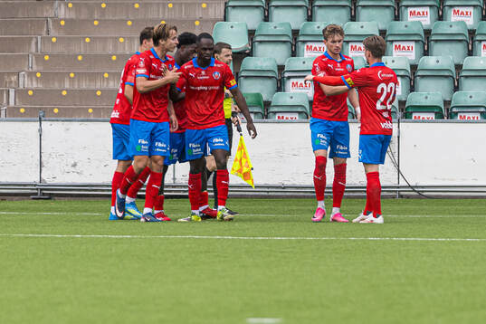 Helsingborgs Alexander Johansson jublar