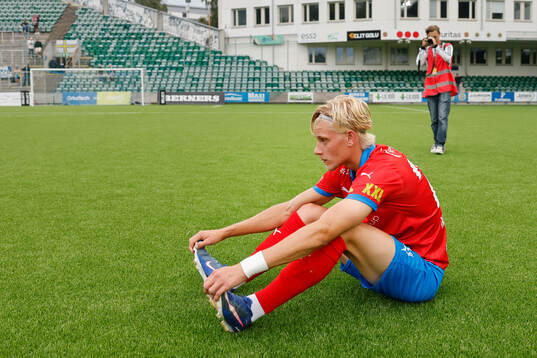 Helsingborgs Leo Hedenberg deppar