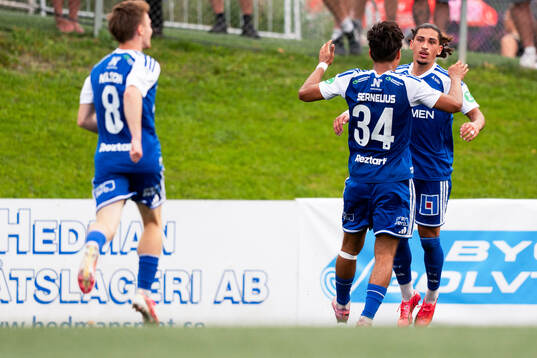 IFK Norrköpings Elias Jemal jubblar