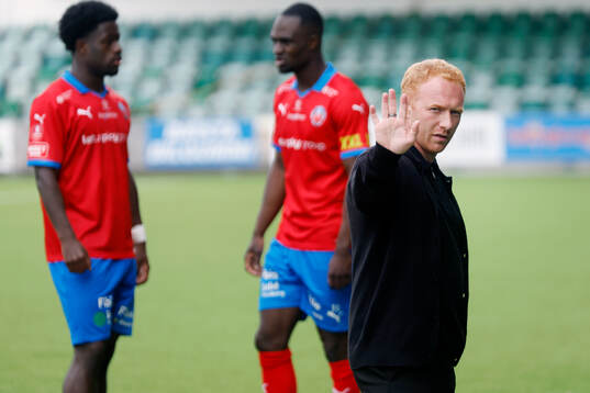Helsingborgs manager Stevie Grieve
