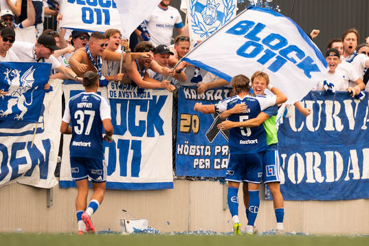 IFK Norrköpings Christoffer Nyman jublar
