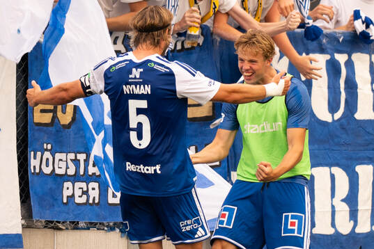 IFK Norrköpings Christoffer Nyman jublar