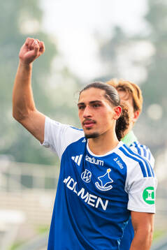 IFK Norrköpings Elias Jemal jublar