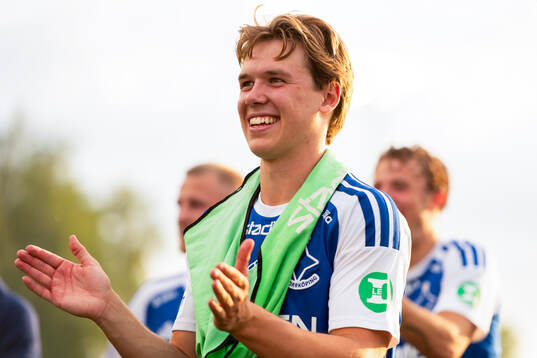 IFK Norrköpings Ture Sandberg jublar