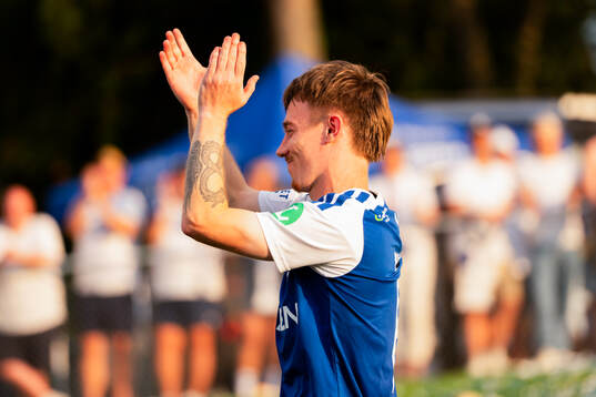 IFK Norrköpings Ryan Nelson jublar