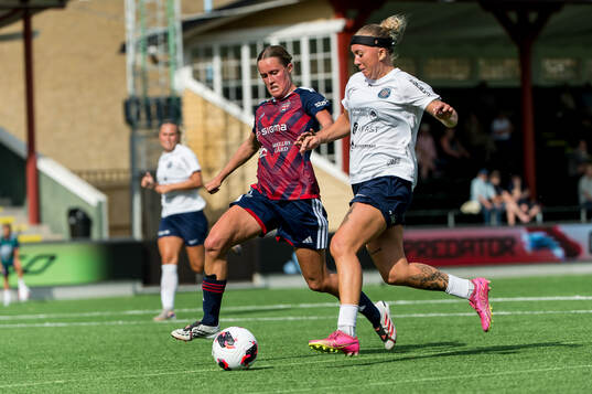 Rosengårds Klara Svensson Senelius och Eskilstuna United