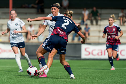 Eskilstuna United DFFs Linnea Prambrant och Rosengårds