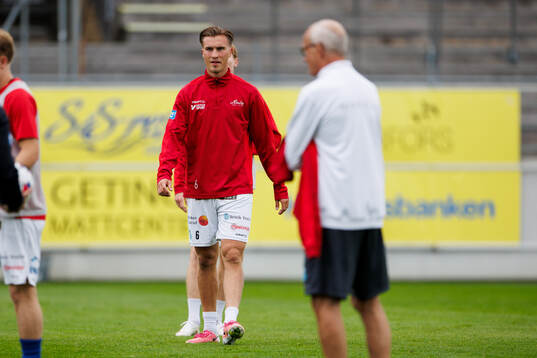 Norrbys Joel Hjalmar inger fotbollsmatchen i Superettan