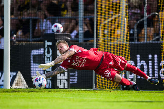 Mjällbys målvakt Robin Wallinder