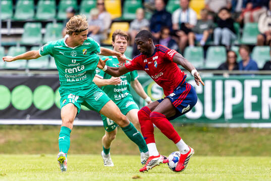Ljungskiles Elton Hedström och Östers Musa Jatta