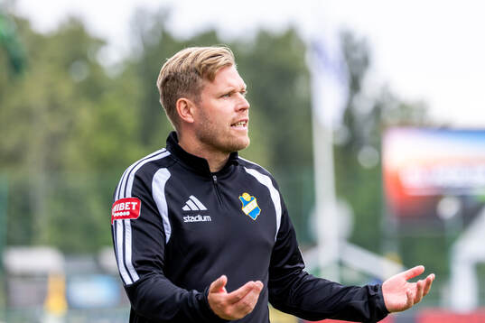 Östers tränare Daniel Friberg