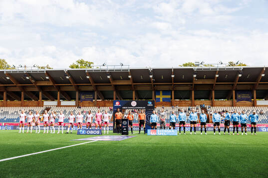 IK Uppsalas spelare och Malmö FFs spelare