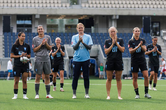 Malmö FFs spelare jublar