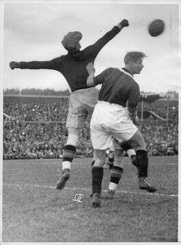 Fotboll, Landskamp Sverige - Norge. Anders Rydberg
